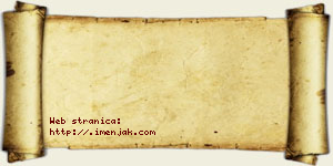 Una Vojinović vizit kartica